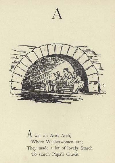 De letter A door Edward Lear